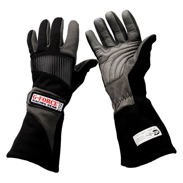 G-Force Racing Gear® - Pro Series Black S Racing Gloves