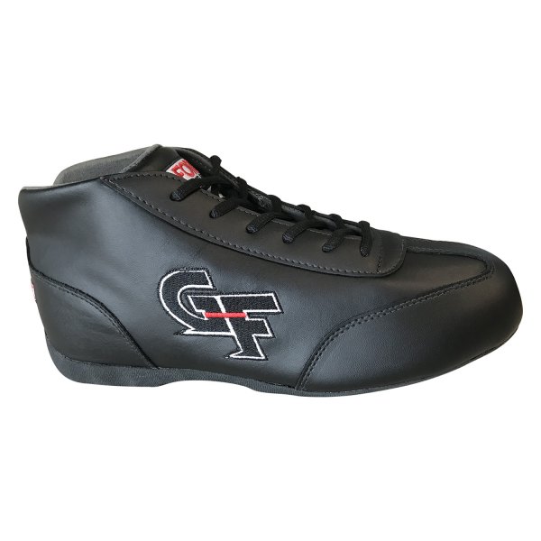 G-Force Racing Gear® - GF238 Pittsburg Series Black Latherette 6 Dirt Racing Shoes