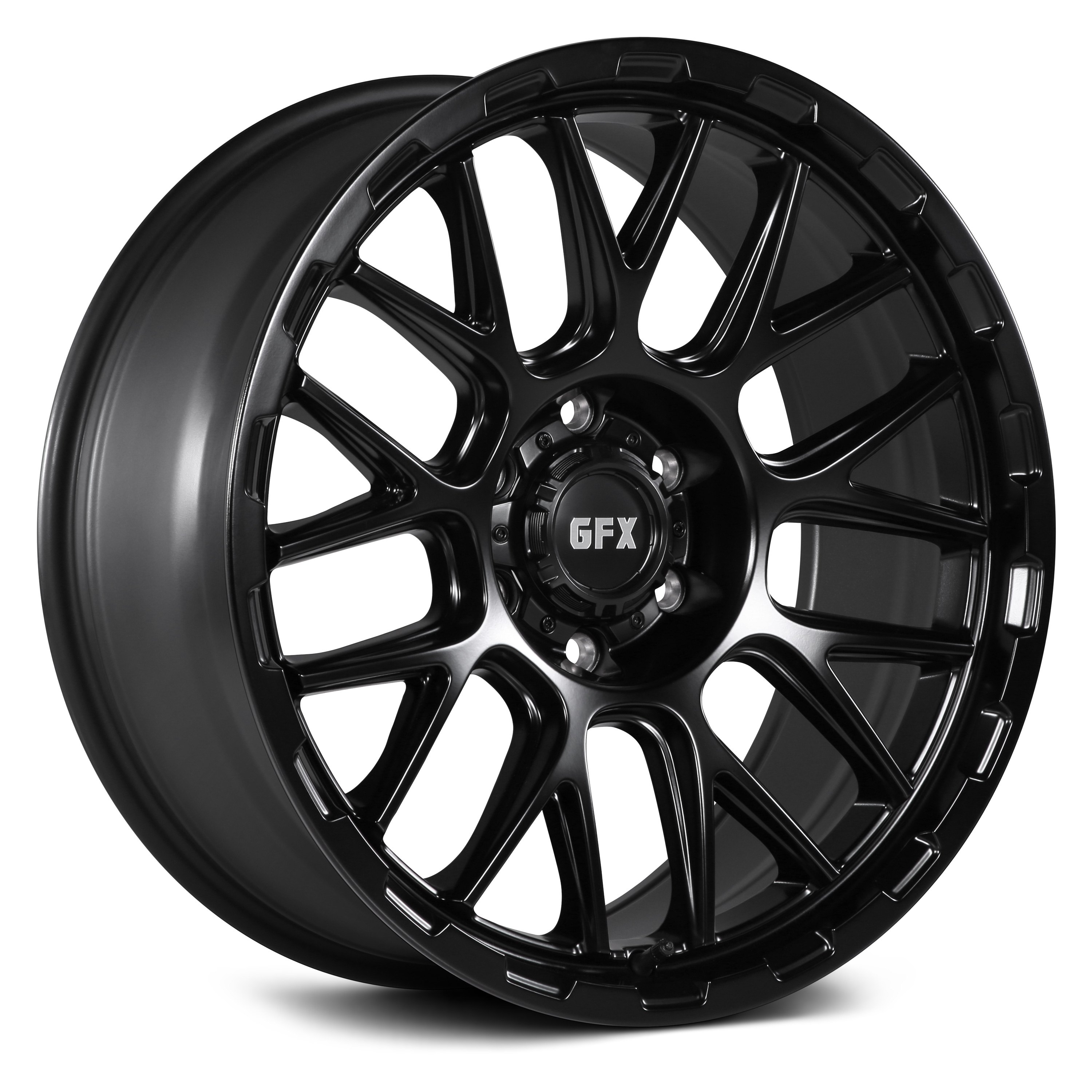 G-FX® TM7 Wheels - Matte Black Rims