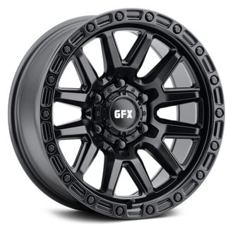 G-FX® TR26 Wheels - Matte Black Rims