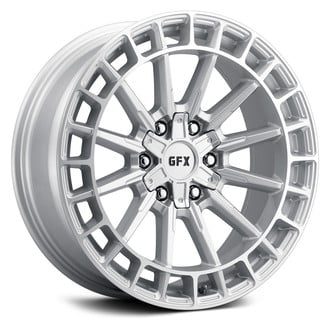 G-FX® TR37 Wheels - Silver with Machined Face Rims - T37 790-6009