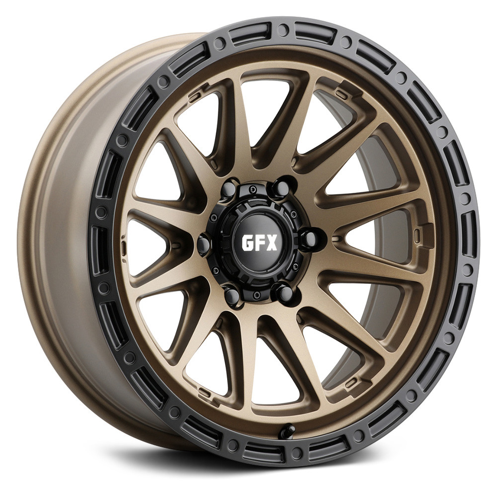 G-FX® TR38 Wheels - Matte Bronze with Black Lip Rims