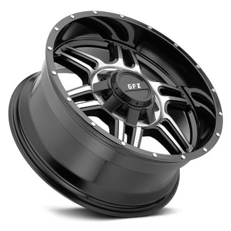 TR6 Gloss Black with Machined Face