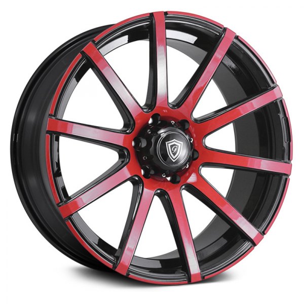 G-LINE ALLOYS® - G0036 Gloss Black with Red Face