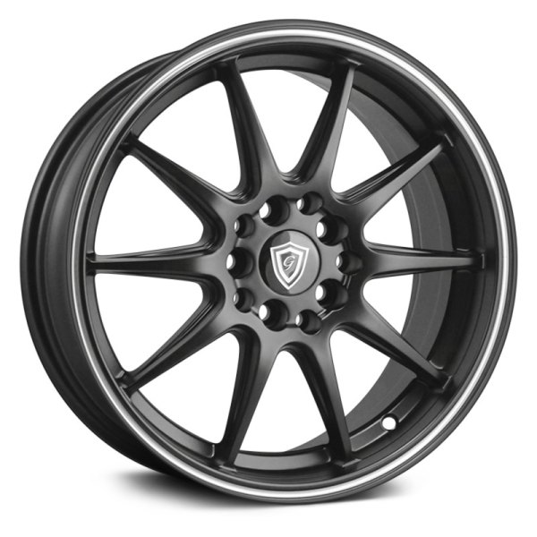 G-LINE ALLOYS® - G1068 Satin Black with Machined Lip