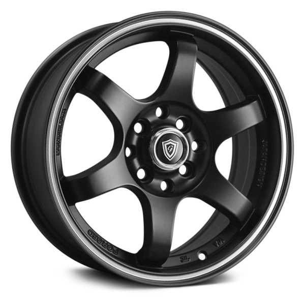 G-LINE ALLOYS® - G6011 Satin Black with Machined Lip