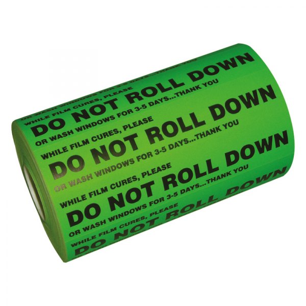 GDI Tools® - "Do Not Roll Down" Stickers