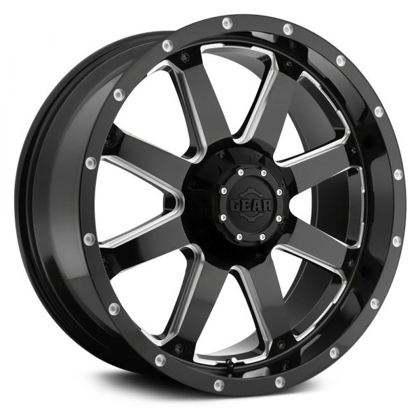 GEAR OFF ROAD® - 726MB BIG BLOCK Gloss Black with Milled Accents