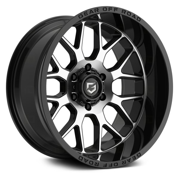 GEAR OFF ROAD® - 763MB RAID Gloss Black with Machined Face
