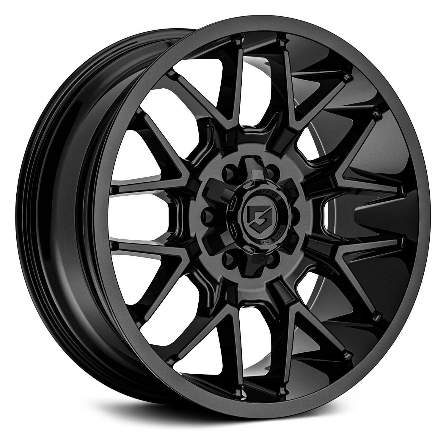 GEAR ALLOY® 768B Wheels Black Rims