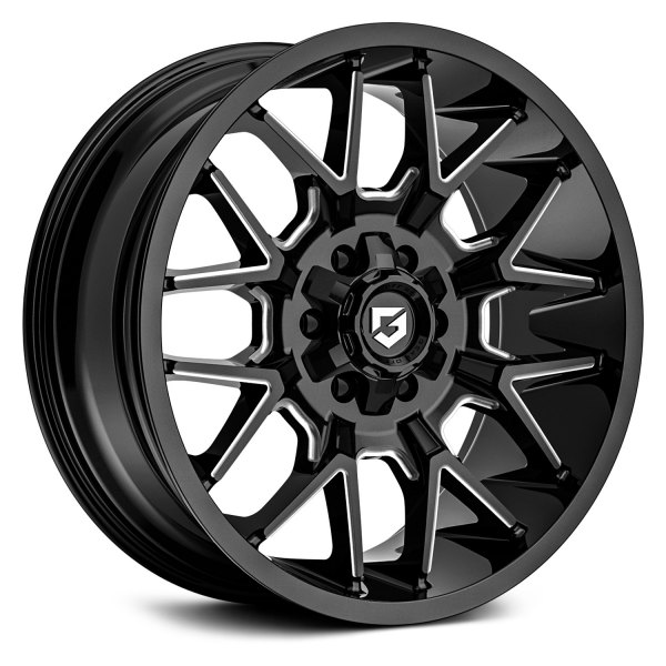 GEAR OFF ROAD® - 768BM Gloss Black with Milled Accents