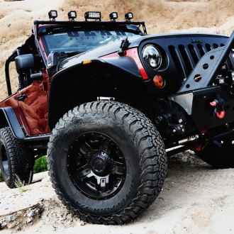 GEAR ALLOY® - Manifold Satin Black Inserts on Jeep Wrangler