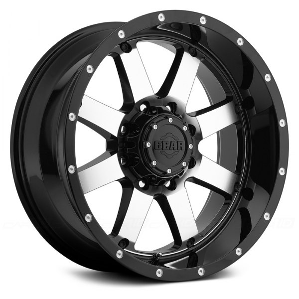 GEAR OFF ROAD® - 726M BIG BLOCK Gloss Black with Mirror Machined Face