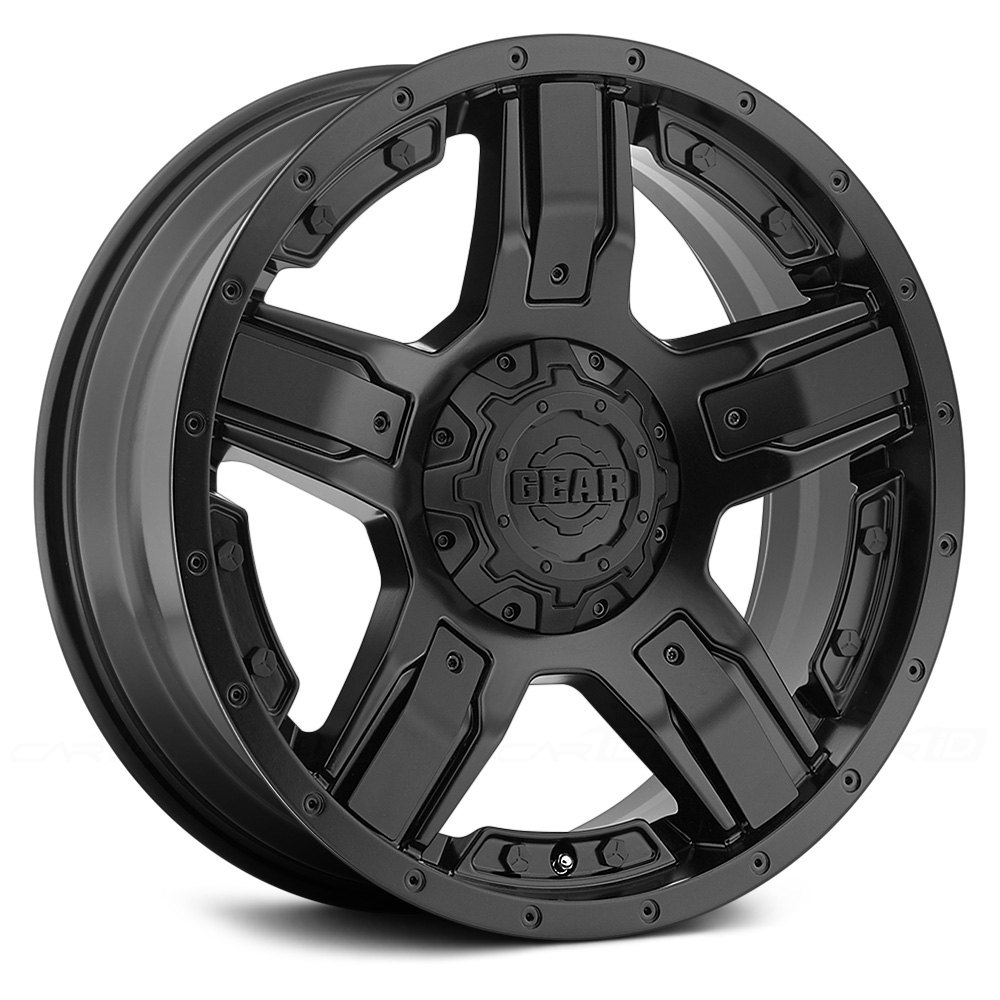 Gear Alloy 740sb Manifold Wheels Satin Black Rims