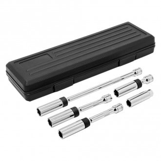 GearWrench® - 3/8" Drive 9/16" to 5/8" Swivel 6-Point Magnetic Spark Plug Socket Set (5 Pieces)