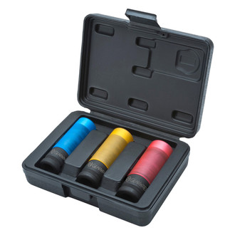 GearWrench® - 3-piece High-Strength Thin Wall Impact Lug Socket Set