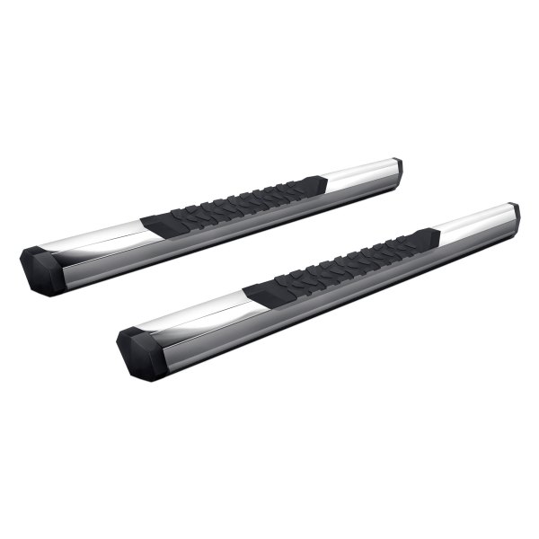 GEM® - 4" Octa Series Chrome Tube Step Bars