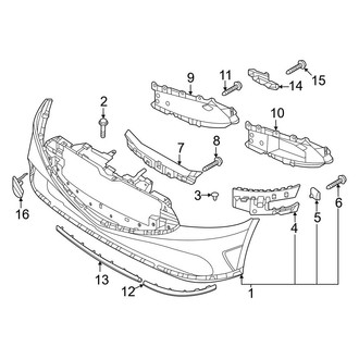 Genesis OE - Front Bumper & Grille - Bumper & Components (Cover & Mounts)