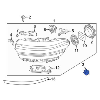 Genesis OE - Headlight Fastener Clip