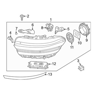 Genesis OE - Front Lamps - Headlamp Components