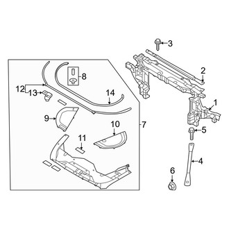 Genesis OE - Radiator Support