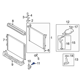 Genesis OE - Radiator Mount Bolt