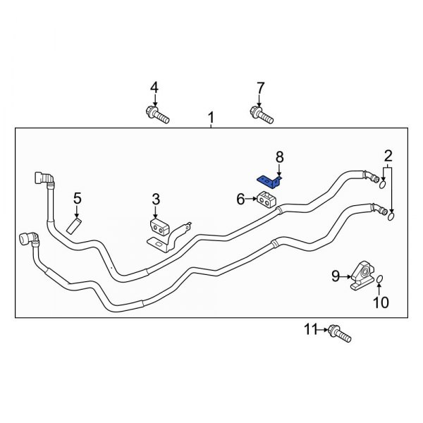 Transmission Oil Cooler Line Clip