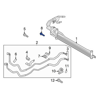Genesis OE - Automatic Transmission Oil Cooler Hose Banjo Bolt
