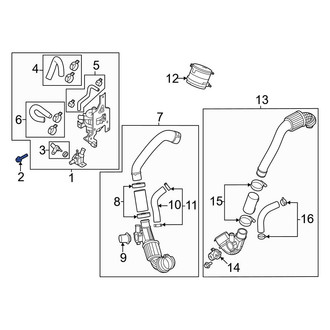 Genesis OE - Left Engine Water Pump Bolt