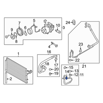 Genesis OE - A/C Refrigerant Line O-Ring