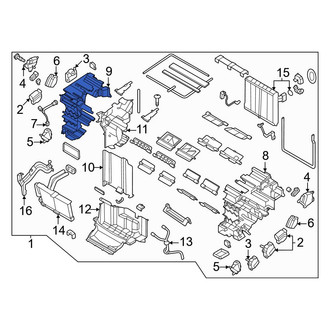 Genesis OE - Left HVAC Unit Case