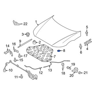 Genesis OE - Hood Insulation Pad Clip