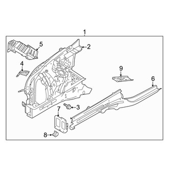 Genesis OE - Fender - Structural Components & Rails