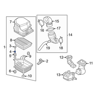 Genesis OE - Air Filter Housing Sleeve