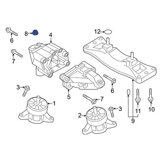 Genesis OE - Engine Mount Nut