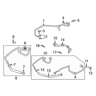 Genesis OE - Turbocharger Coolant Line O-Ring