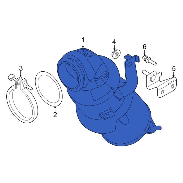 Genesis OE 285403NSS0 Right Catalytic Converter