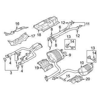 Genesis OE - Exhaust System - Exhaust Components