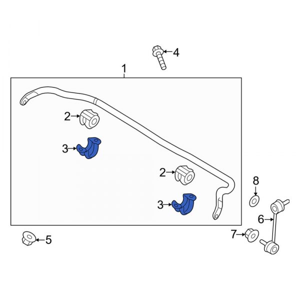 Suspension Stabilizer Bar Bracket