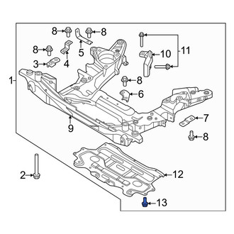 Genesis OE - Powertrain Skid Plate Bolt