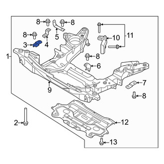 Genesis OE - Engine Cradle Bracket