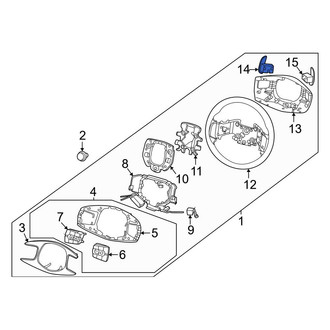 Genesis OE - Right Steering Wheel Transmission Shift Control Switch