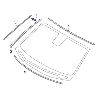 Genesis OE - Windshield Molding Rivet