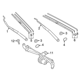Genesis OE - Windshield - Wiper Components