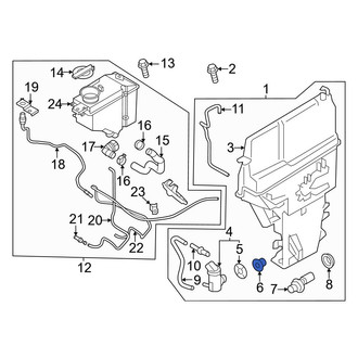 Genesis OE - Windshield Washer Pump Grommet