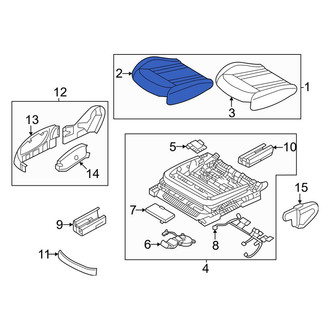 Genesis OE - Front Right Seat Cover