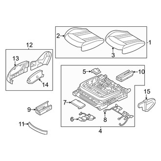 Genesis OE - Front Left Seat Cushion Foam