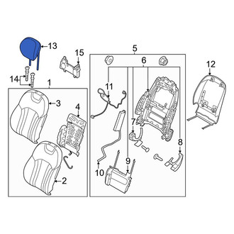 Genesis OE - Rear Center Headrest