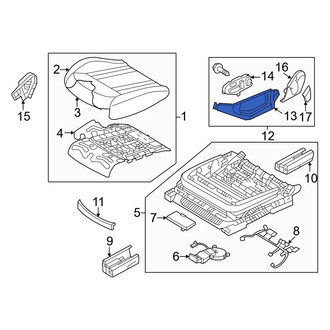 Genesis OE - Front Right Power Seat Switch Bezel