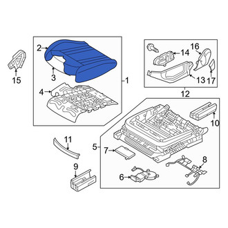 Genesis OE - Front Left Seat Cover